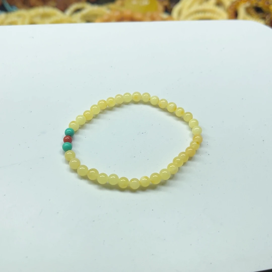 蜜蜡未镶嵌手串蜜蜡手串