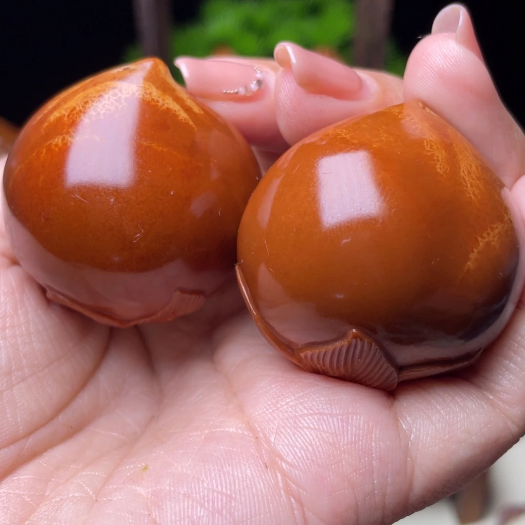吊坠橄榄核寿桃手球3.7