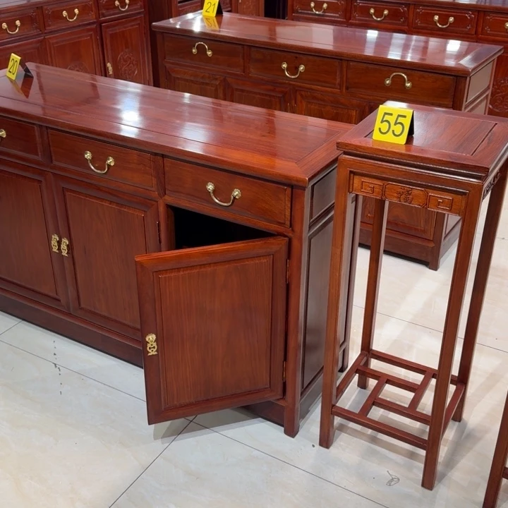 花梨木类储物柜有**义刺猬餐边柜128➕一对32.32.90