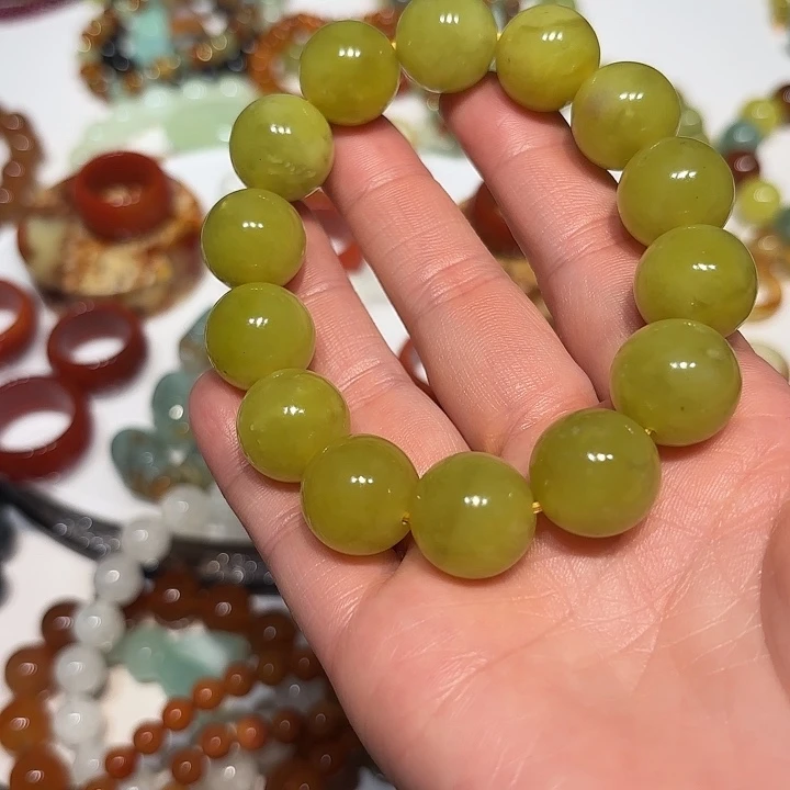 蛇纹石玉未镶嵌手串