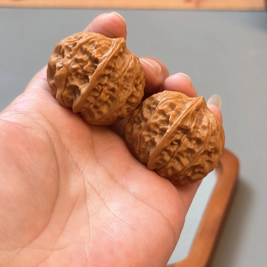 桃核把件40×34尺全品黄松峪元宝A151已打底
