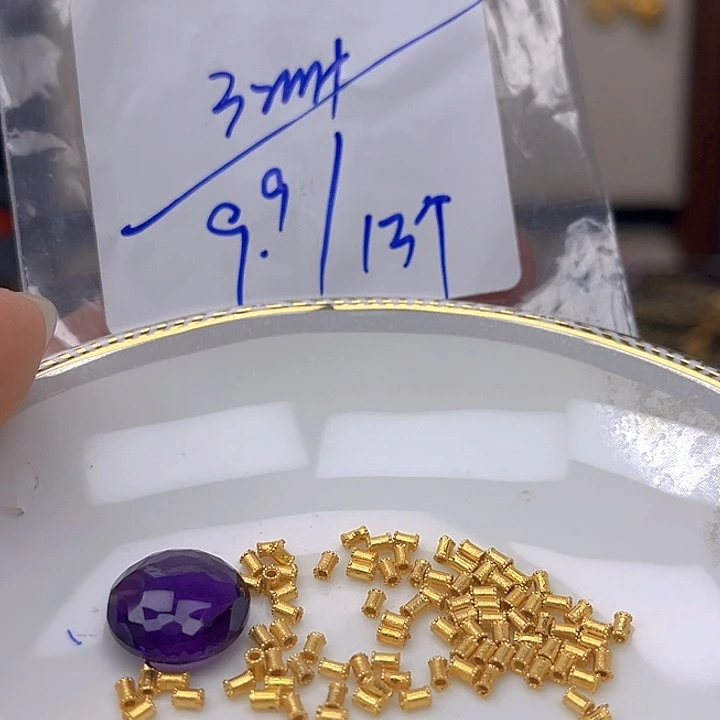 银S925镶嵌颈饰紫晶紫晶925镶嵌15