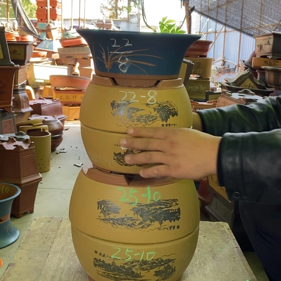 紫砂花盆紫砂紫砂