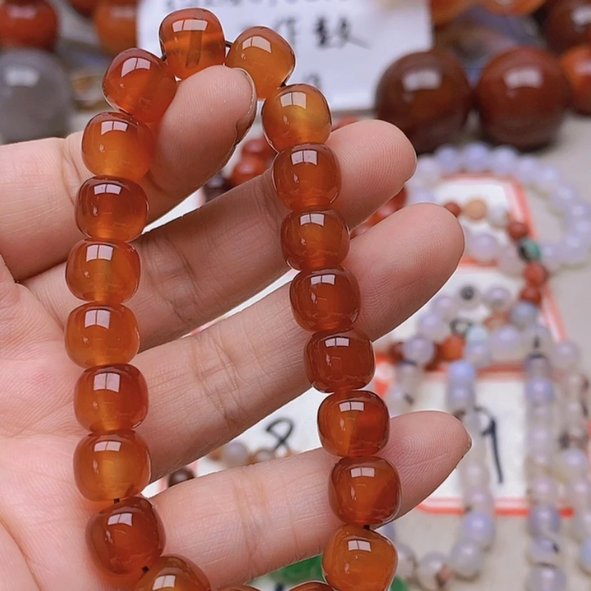 【闪购商品】未镶嵌玛瑙/玉髓珠宝半成品紫*