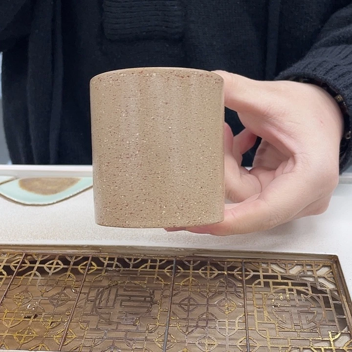 茶杯紫砂原矿紫砂