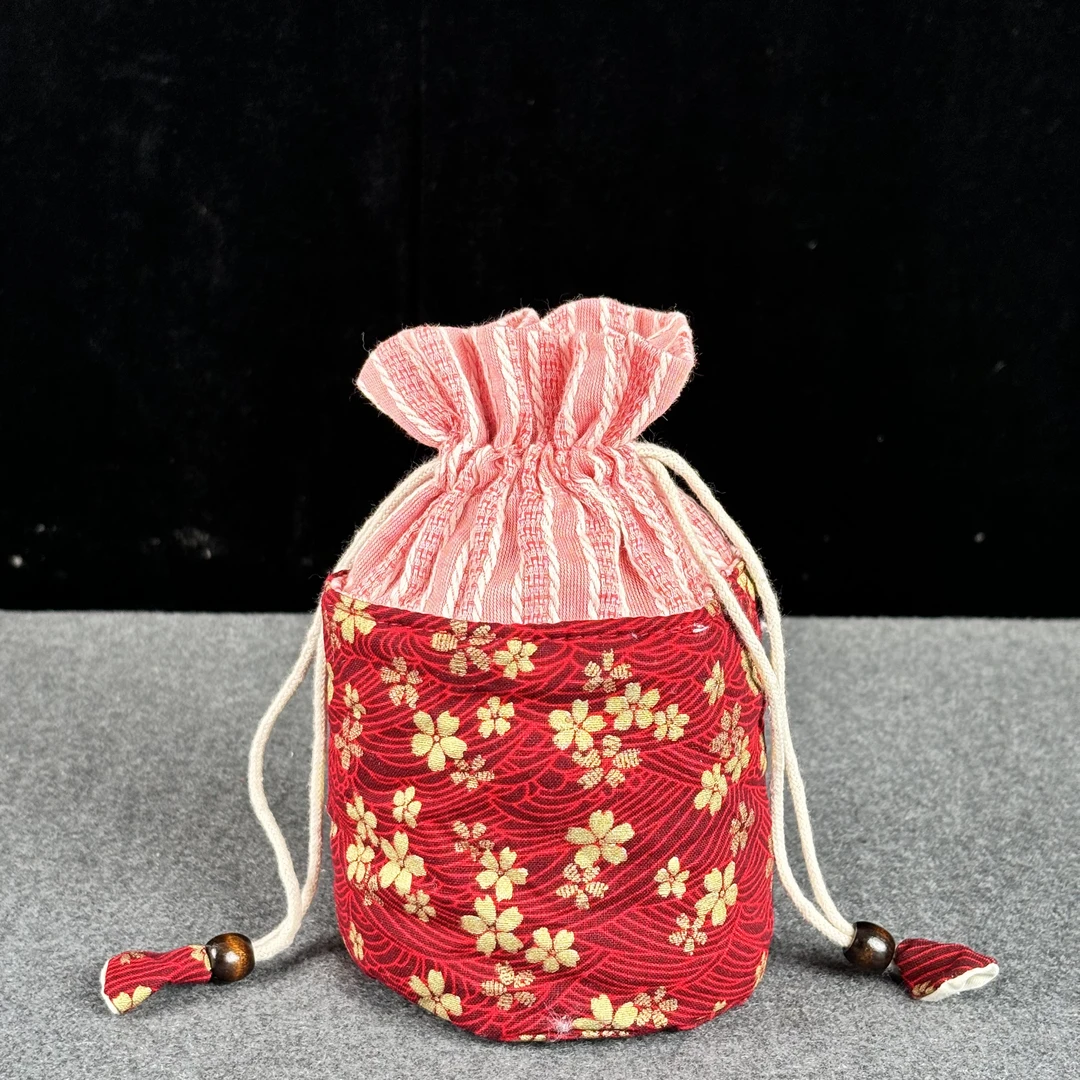 汇儒堂创意伴手礼红色温酒壶旅行包便携家用中式（不含温酒壶）双层