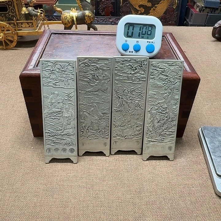 八仙图四条屏等材料组成