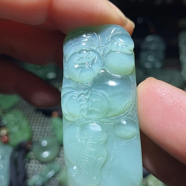 和田玉（糖玉）未镶嵌吊坠(不含链)
