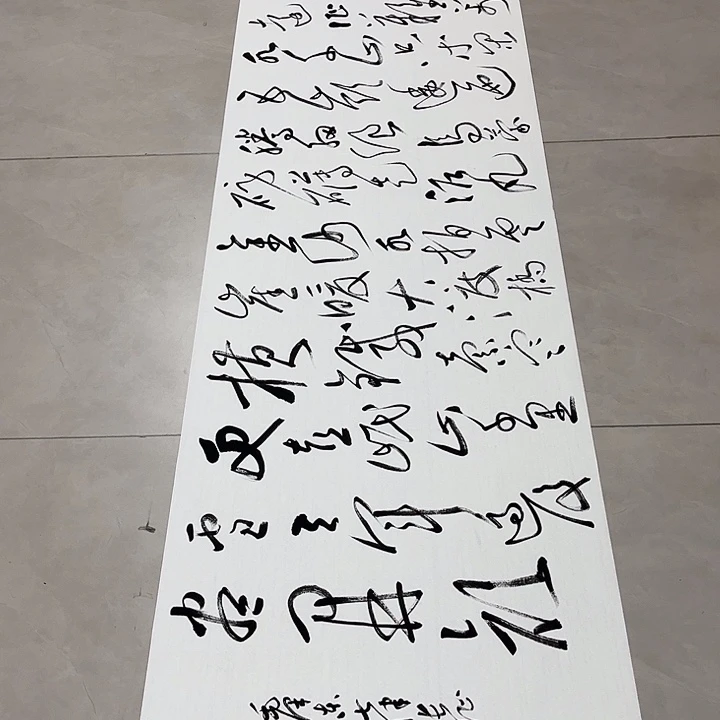 书法孙老师书法作品长征