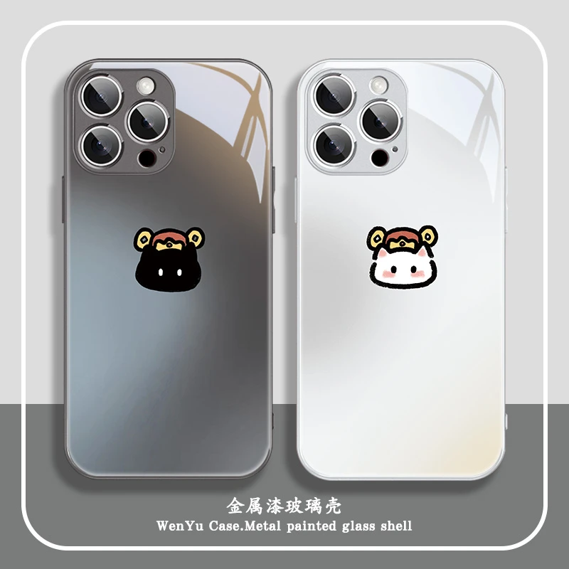 可爱星星人适用于苹果/华为/小米/vivo/OPPO卡通网红高级感手机壳