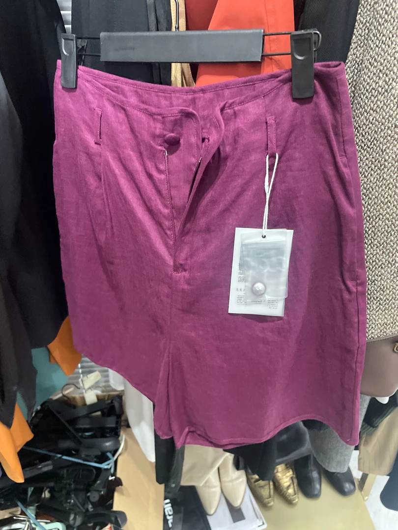 YJ紫色短裤断码慎拍