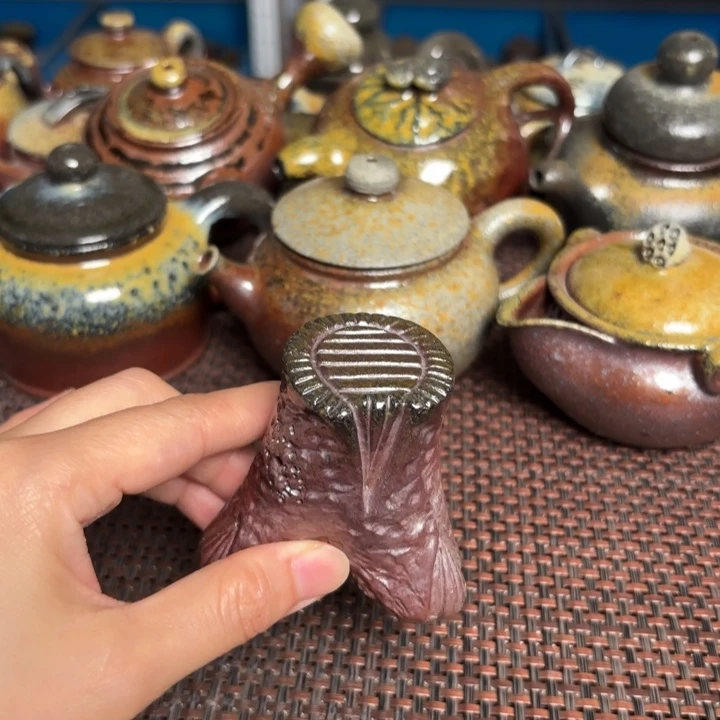 茶杯紫砂树桩盖只