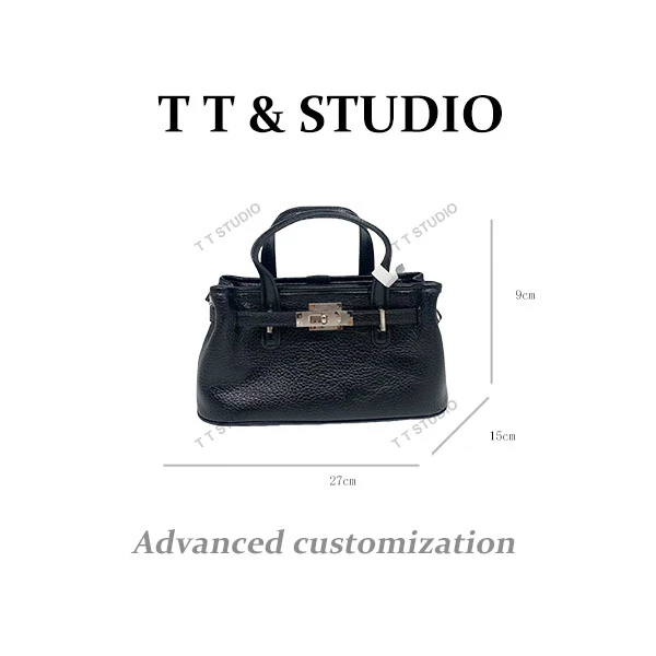 【TT Studio】SK-82857-黑色RAIN.CUN时尚简约腋下斜跨轻奢女包