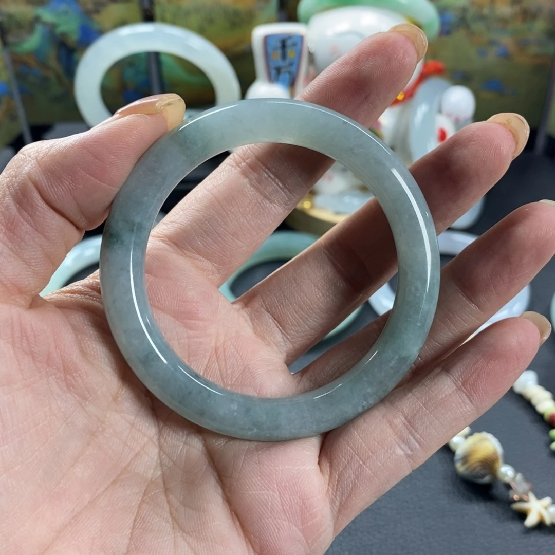 i***y翡翠未镶嵌手镯天然翡翠手镯