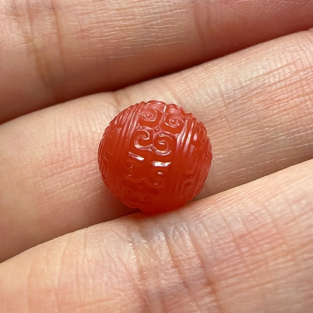 南红玛瑙未镶嵌珠子
