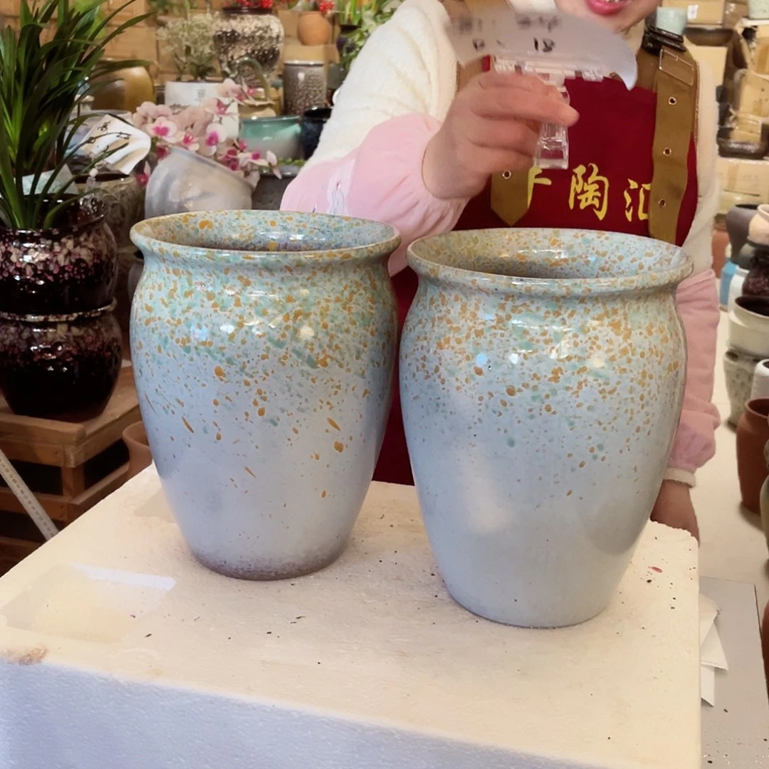 紫砂花盆高度24口径18