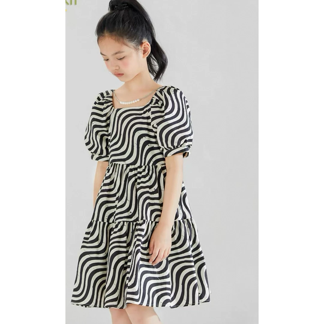 72318高端潮流时尚百搭休闲童装连衣裙C17-2-3