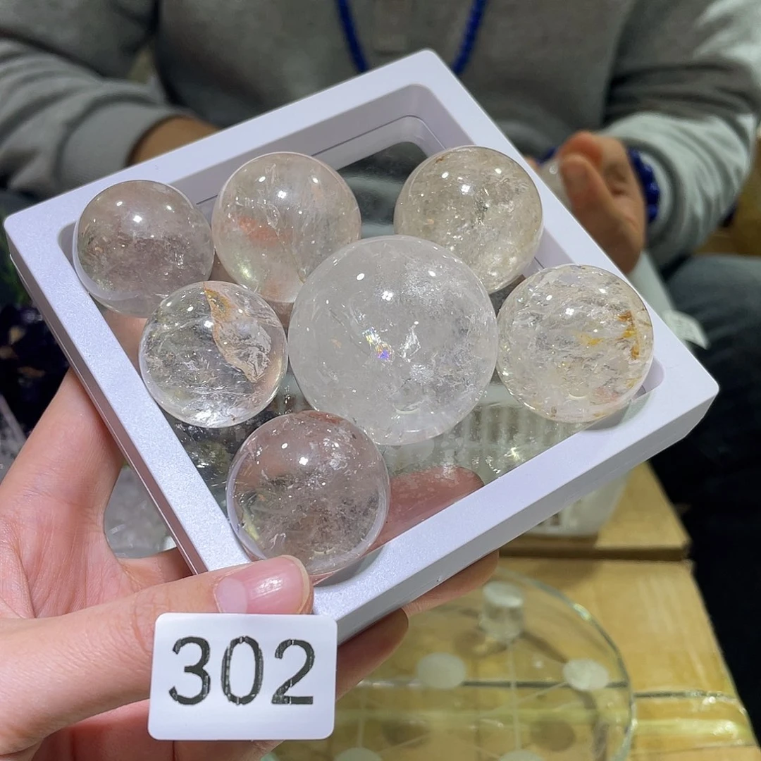 用***7珠宝半成品未镶嵌水晶拍10单发7颗