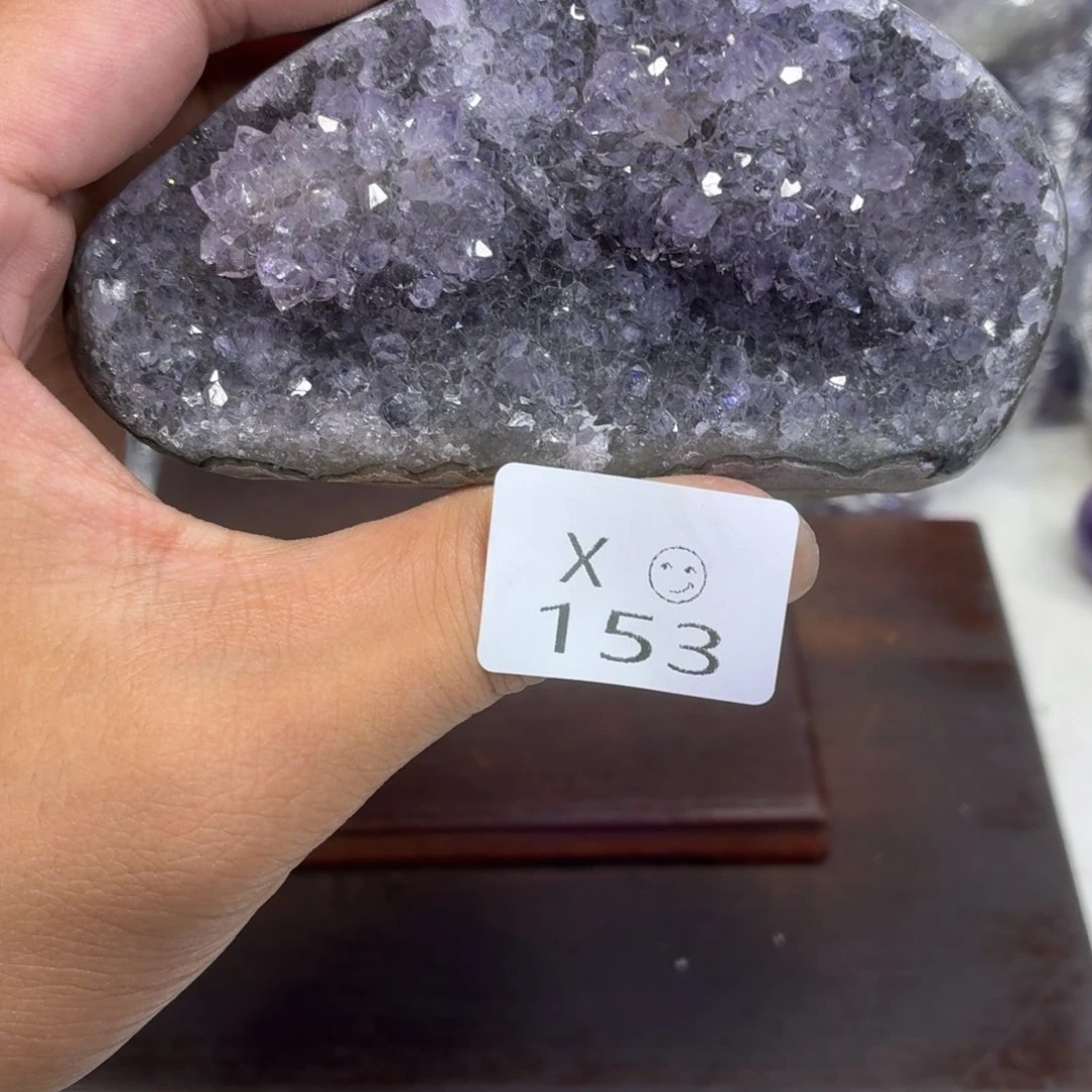 未镶嵌摆件紫晶水晶