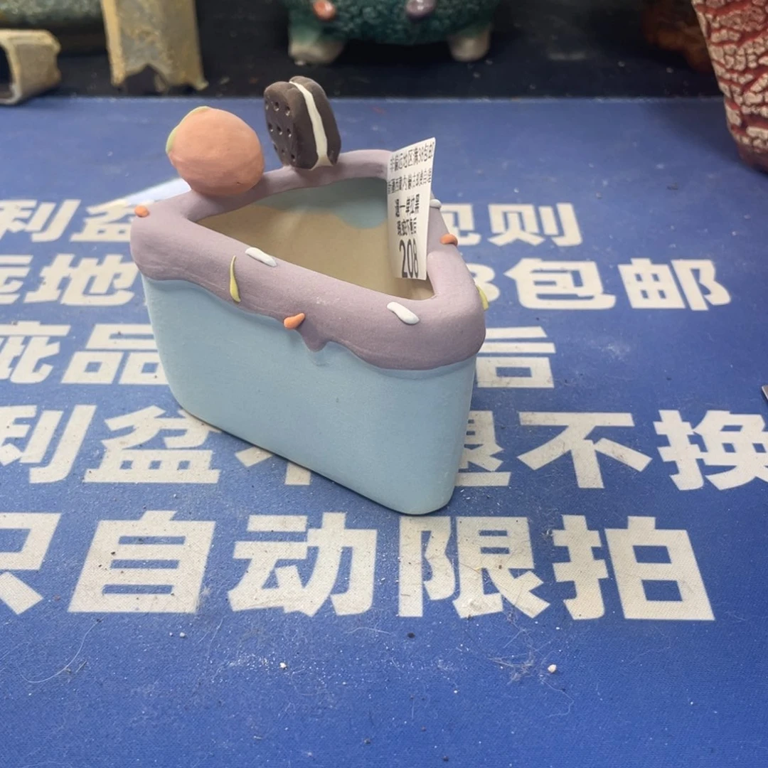 微瑕陶艺多肉花盆208