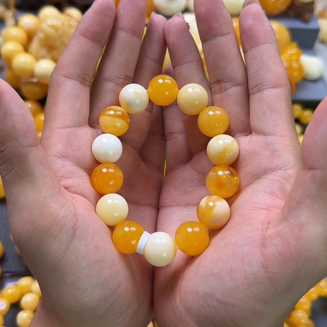 未镶嵌蜜蜡珠宝奇石15mm