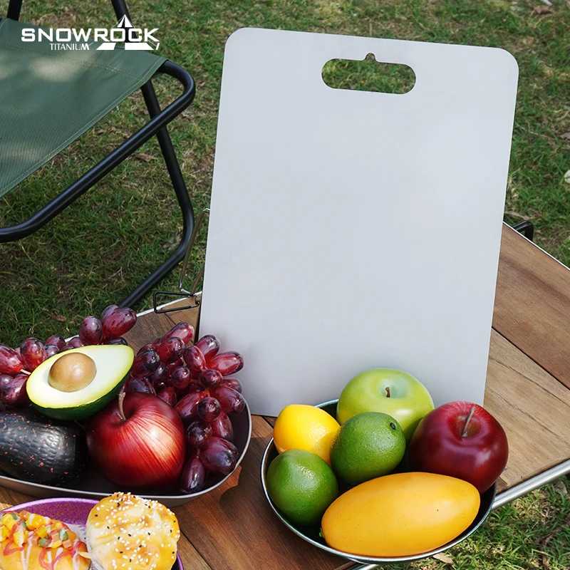 户外露营野营旅行便携钛合金材质砧板家用(多款可选)