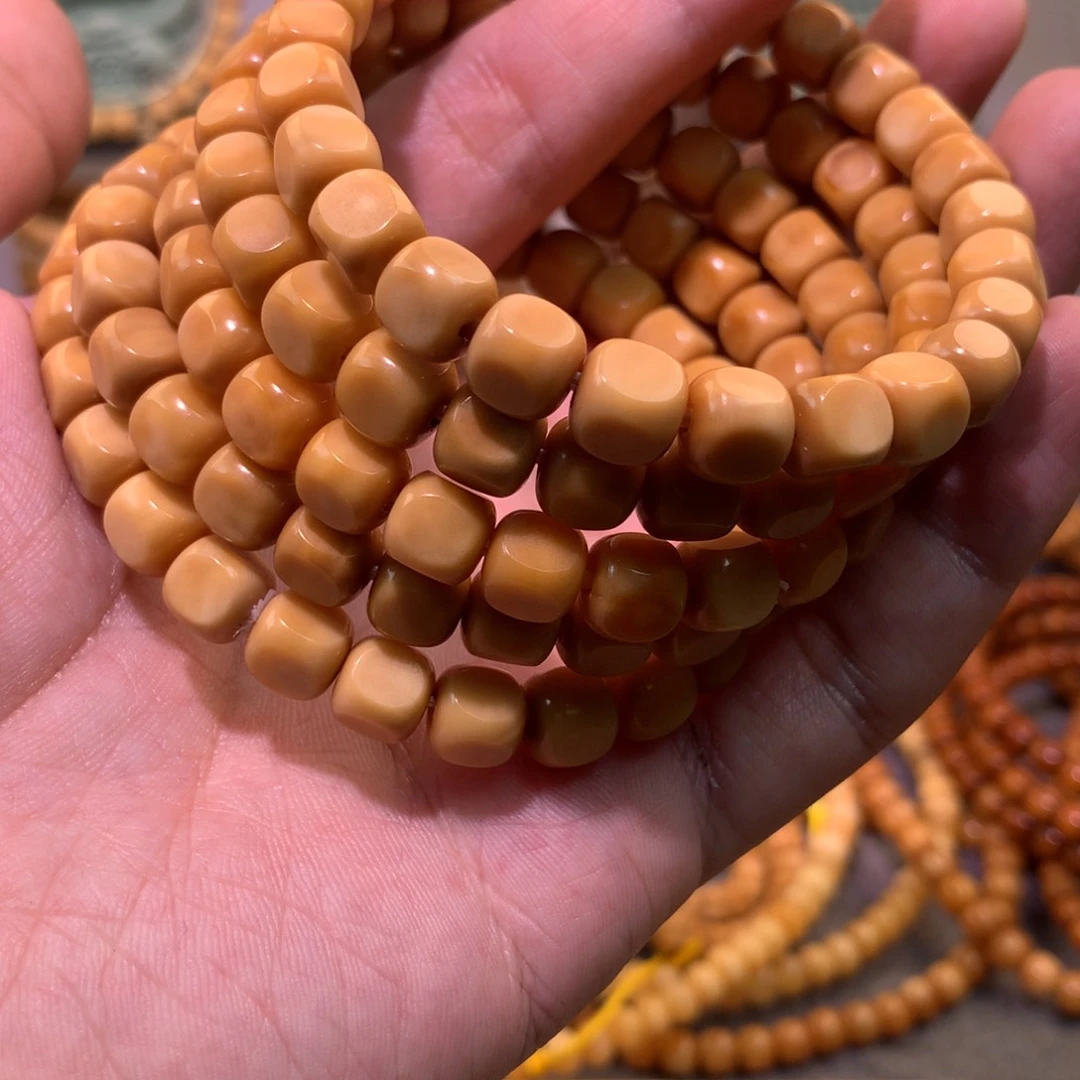 星月菩提吊坠9×8方糖单圈