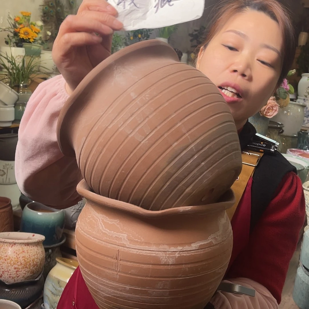 红陶高度18口径20瑕疵