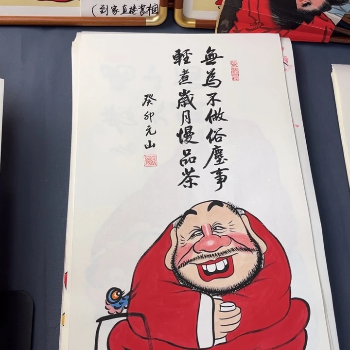 国画禅意画纯手绘作品