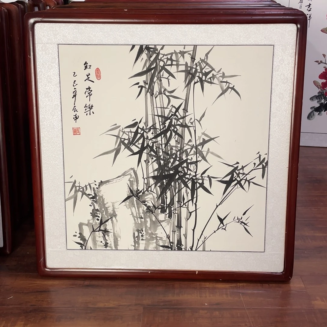 国画带框尺寸63*63厘米