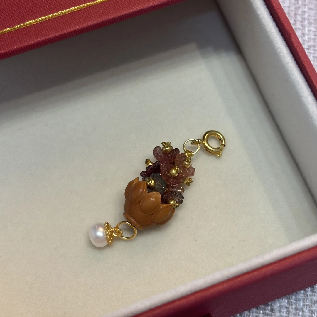 X-016小璐仙仙如意坊花簇花朵小提溜小挂件