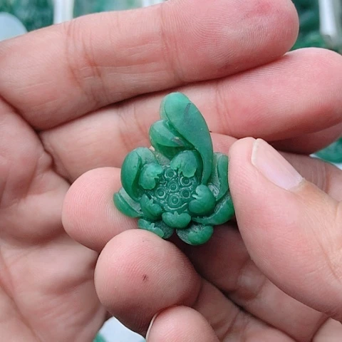 未镶嵌独山玉吊坠(不含链)蓝**海