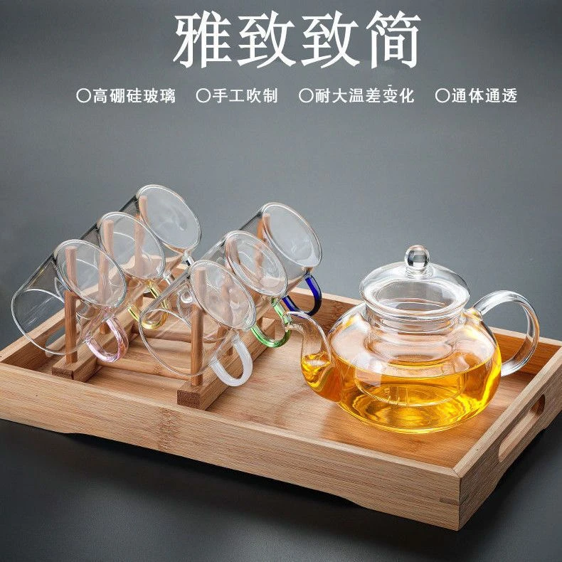 新疆包邮耐热玻璃茶壶玻璃泡茶壶茶具套装煮茶壶水壶玻璃家用