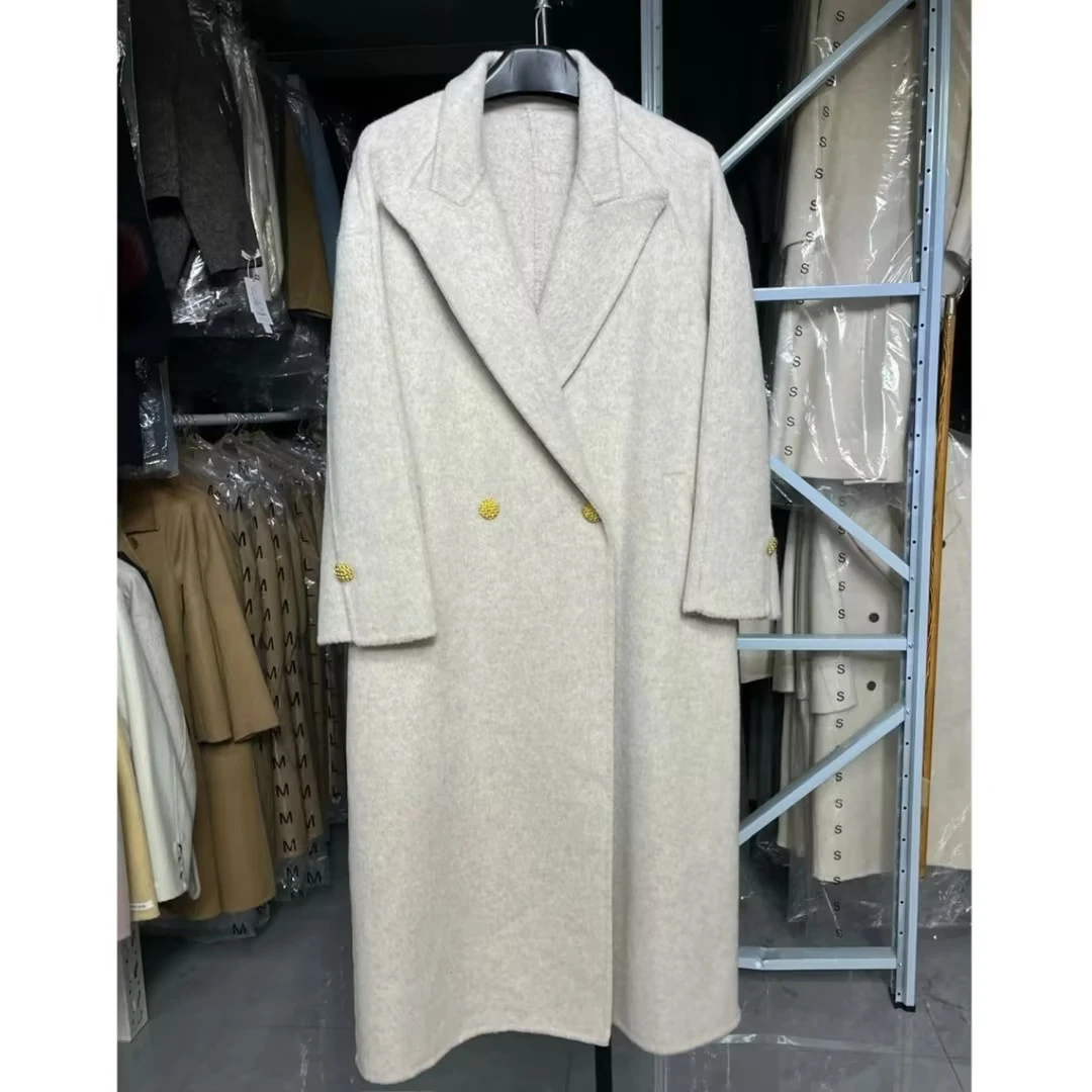 秋冬季宽松版高级感气质百搭长款大衣