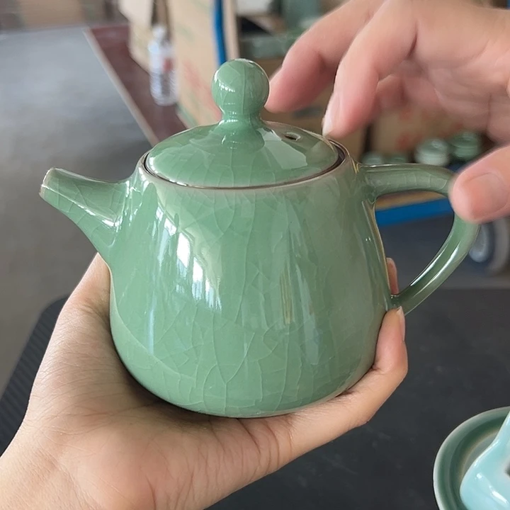 龙泉云间青瓷小米茶器