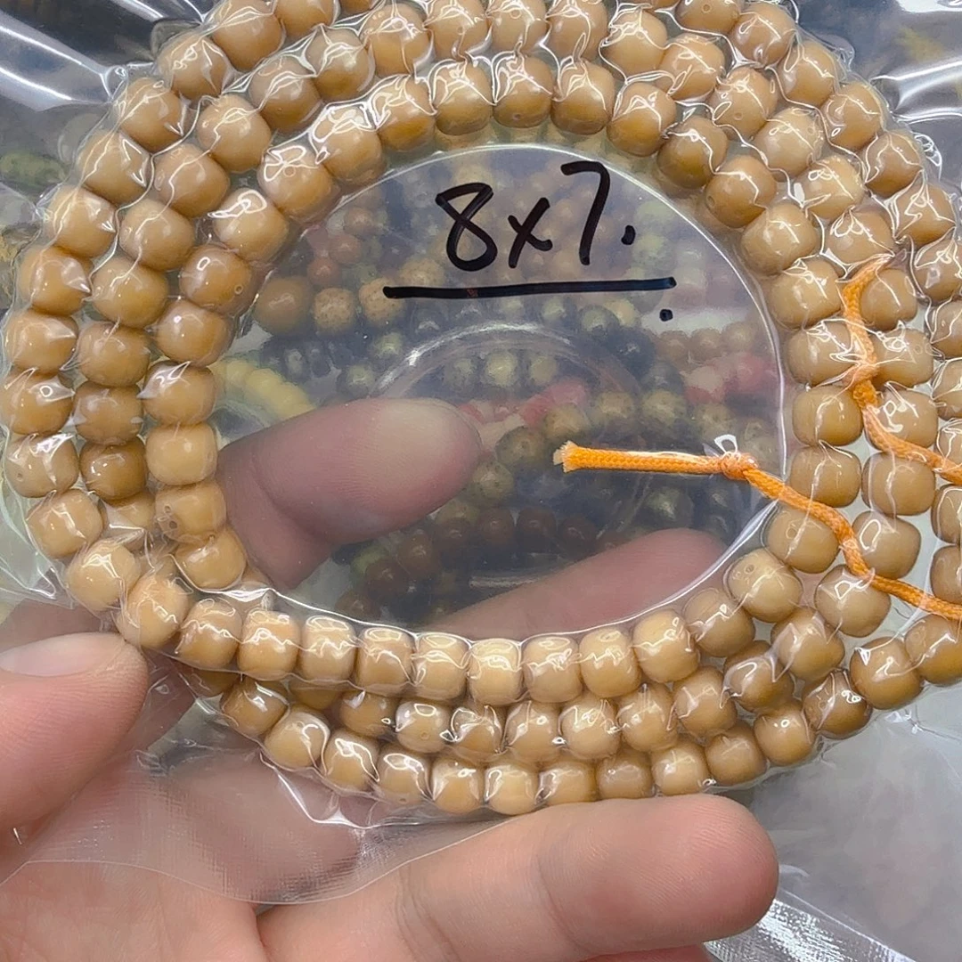 手串星月菩提11傲视龙脊菩提单圈8×7-108