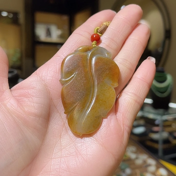 颈饰未镶嵌和田玉金枝玉叶