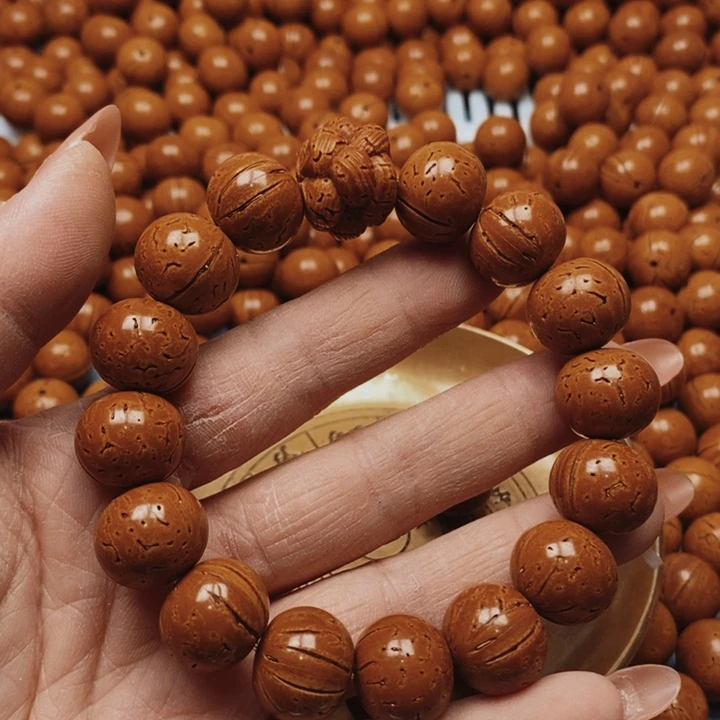 桃核手串极限圆15全品15颗