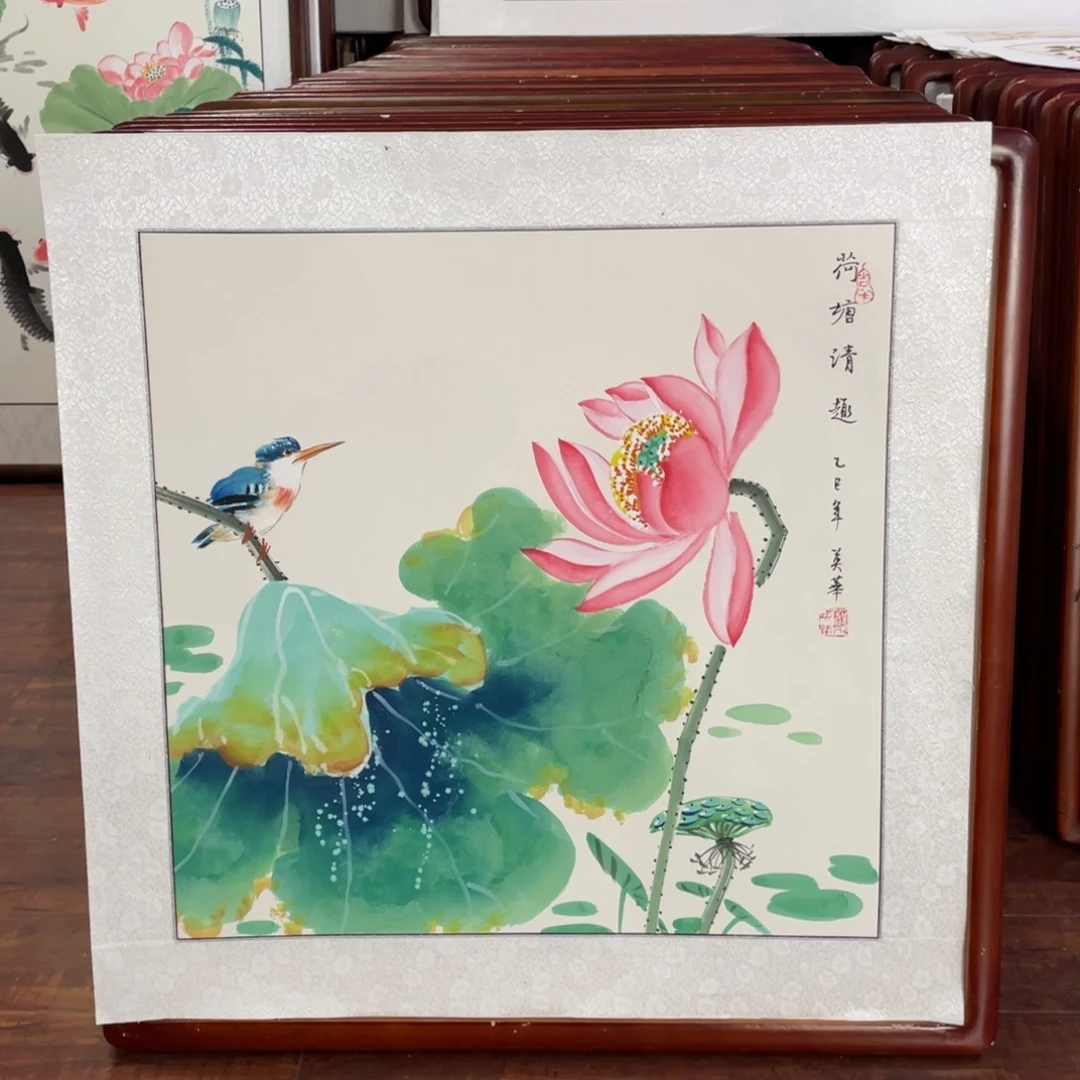 国画带框尺寸63*63厘米