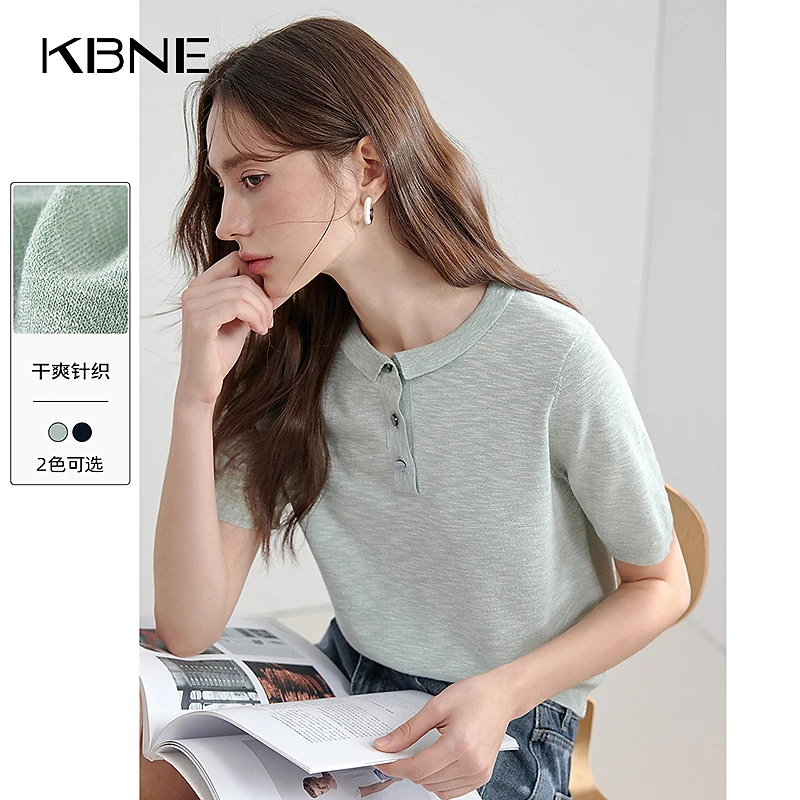 KBNE针织衫打底衫女款爆款2025新款欧若风出游服装女独特漂亮小衫
