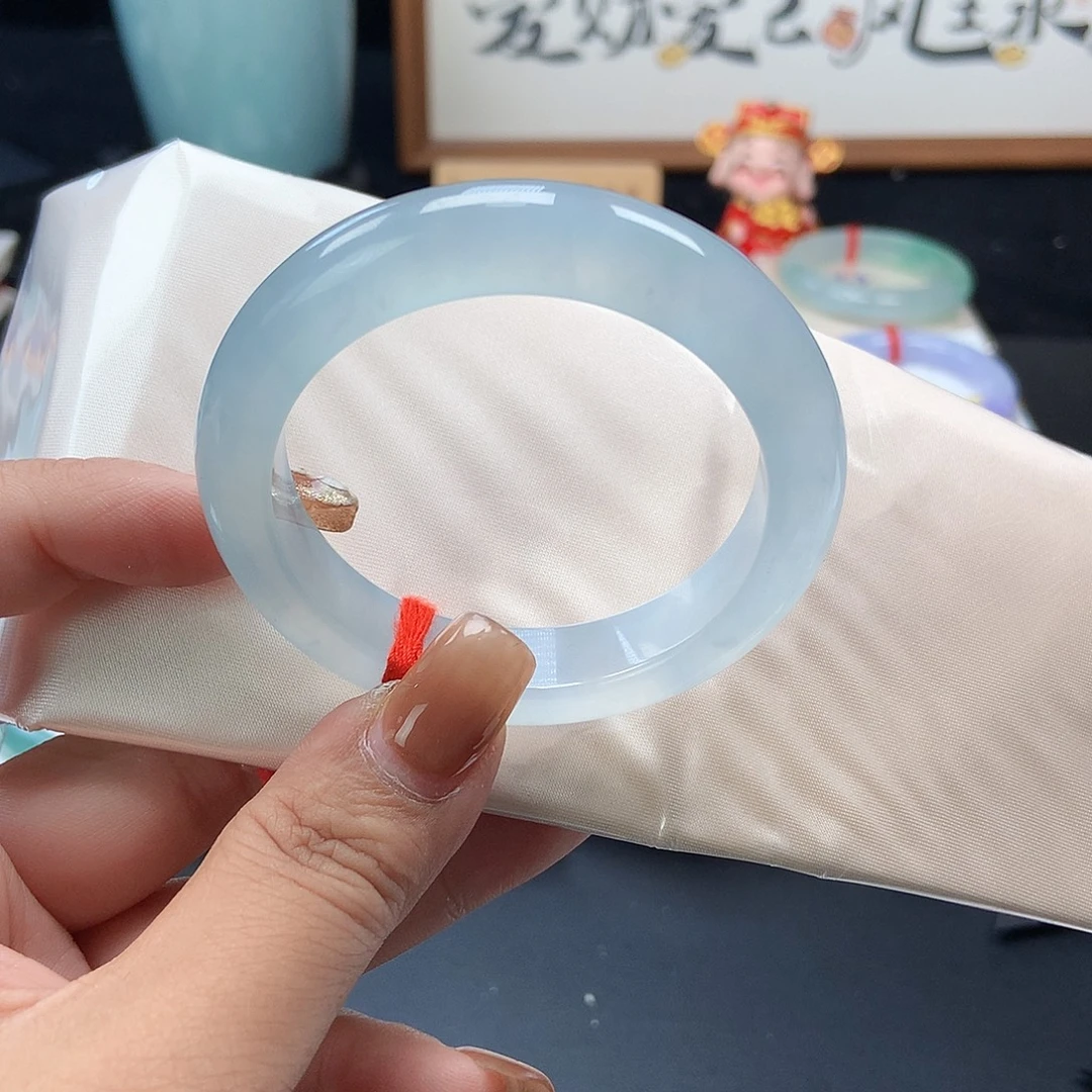 啊***音翡翠未镶嵌手镯手镯