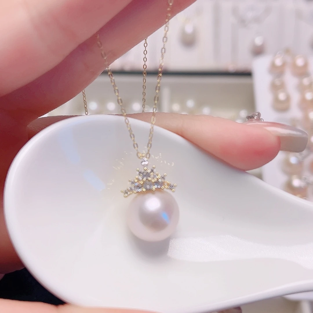 未镶嵌淡水珍珠吊坠(赠链)