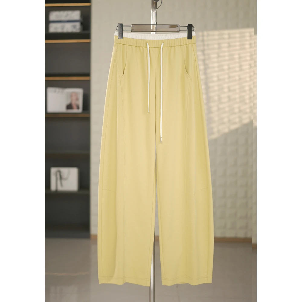 2025春夏新款高腰休闲香蕉裤