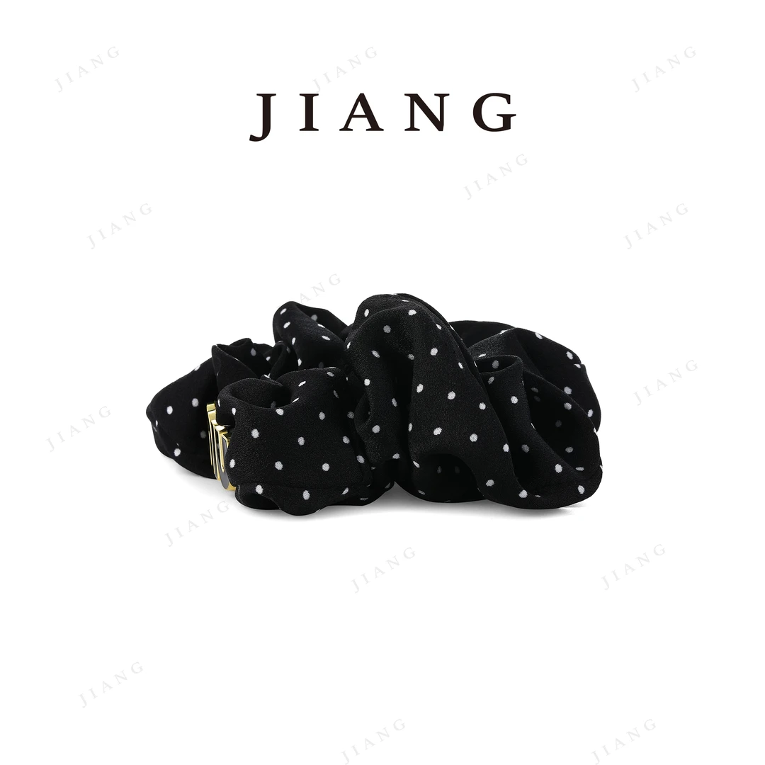 经典简约气质MM黑色发圈（黑/白） 4646