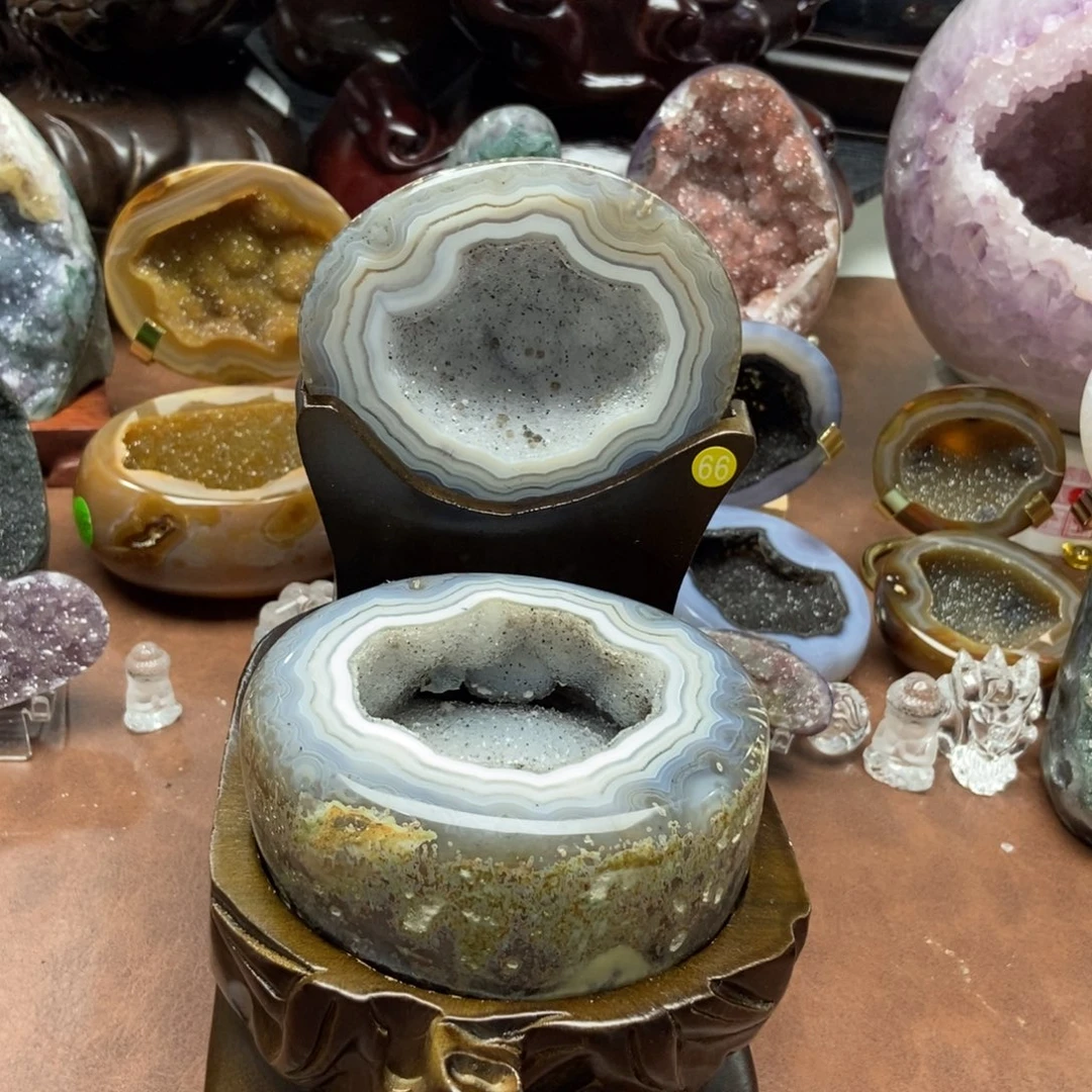 紫晶摆件未镶嵌水晶