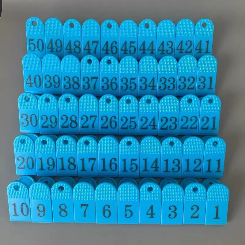 数字夹子号码牌夹子上菜夹子数字夹号码顺序1-100餐饮夹子