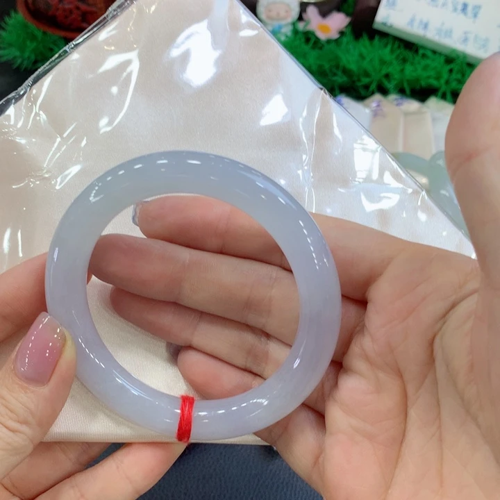 未镶嵌手镯翡翠57圆条