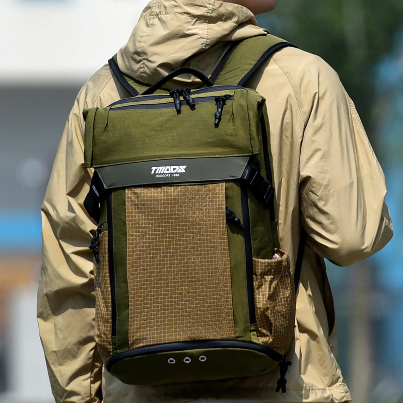 独立鞋仓户外运动双肩包男女大容量电脑包轻便防水多功能休闲背包