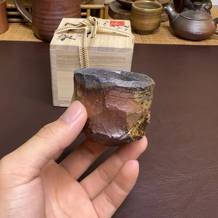 横山伸一作品主人杯 掉皮
