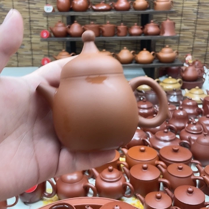 ᝰ***ᝰ茶壶紫砂123445566瓜壶